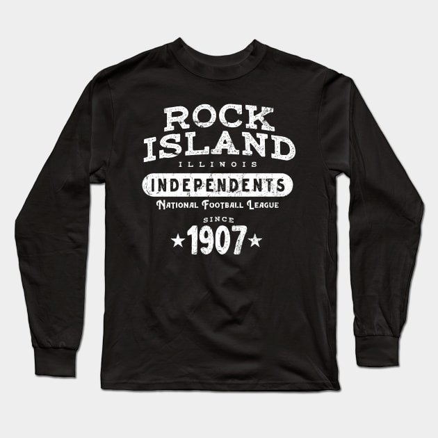 Rock Island Independents Long Sleeve T-Shirt by MindsparkCreative